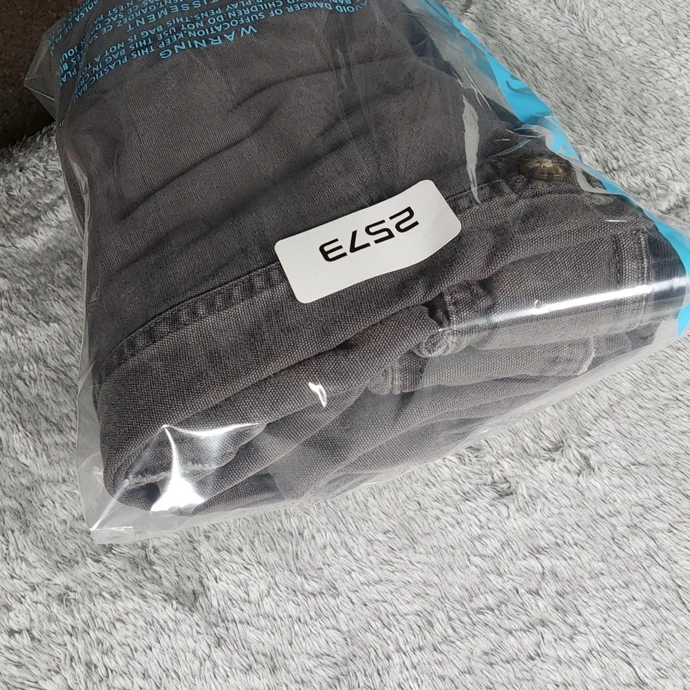 The North Face Pants Mens 34x28 Gray Regular Fit Cargo Canvas Workwear Casual